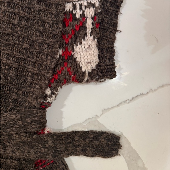 Abercrombie and Fitch Knitted Big Wrap Sweater Small - Picture 3 of 5